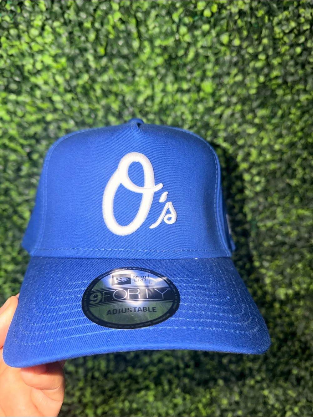 Blue O's Adjustable Kids Baseball Cap